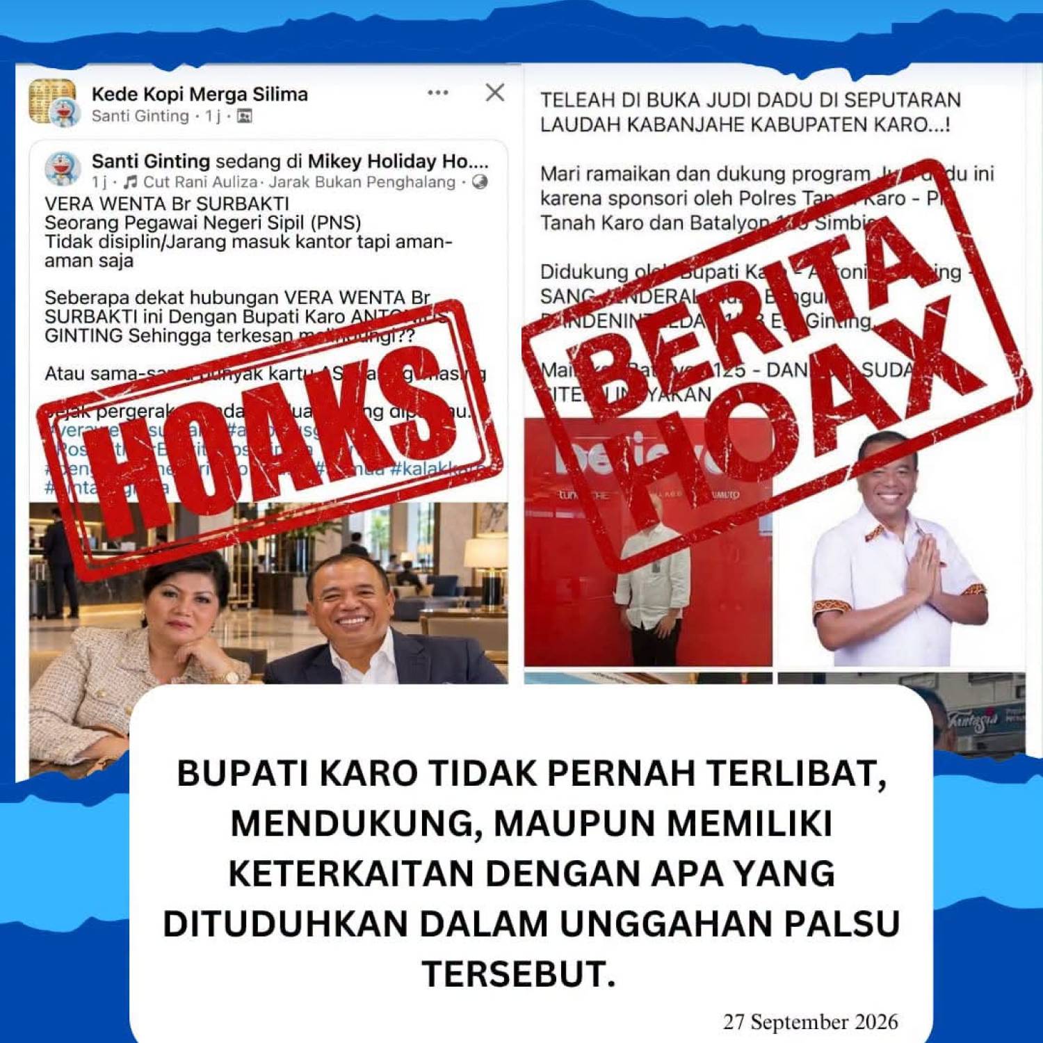 KLARIFIKASI HOAKS